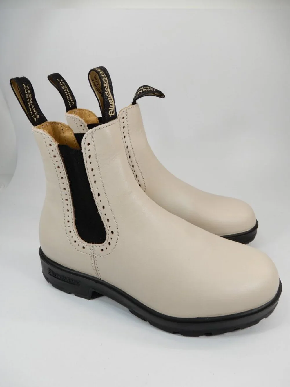 Blundstone Originals #2156 Women's High Top Boots US Size 7 Pearl Leather NEW - Picture 3 of 16